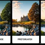 관광업의 인공지능 AI 활용 - Here are three detailed image prompts in English, based on the provided text: